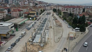 Kuruçeşme tramvayda ray imalatı tamamlandı