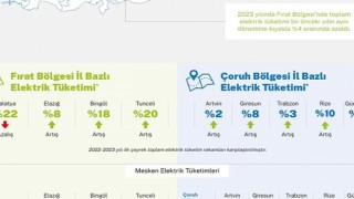 Aksa Elektrik, Çoruh-Fırat bölgelerindeki elektrik tüketim oranlarını açıkladı