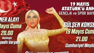 Antalya Büyükşehir Belediyesi 19 Mayıs Gülşen İle kutlayacak