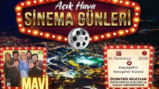 Açık hava sinema günleri cuma akşamı başlıyor 