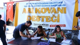 Antalya Büyükşehirden üreticilere kovan desteği