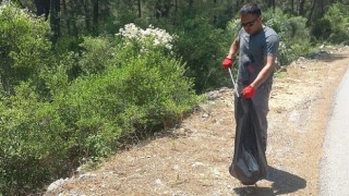 Kemer Belediyesinden temizlik çalışmaları