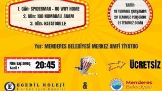 Mendereste Yazlık Sinema Günleri Başlıyor