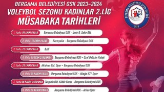 Bergama Belediyesi Voleybol Takımı Maç Takvimi belli oldu