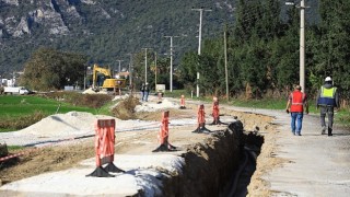 Muğla Büyükşehir Ören Kanalizasyon Projesinin Yüzde 30;unu Tamamladı