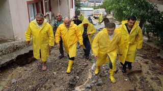 Yahyalıda sel felaketi sonrası yaralar sarılıyor