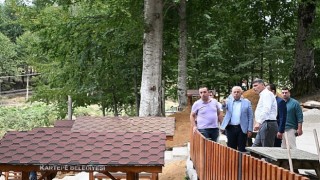 Kartepe Çamçeşme Mesire Alanında son dokunuşlar