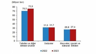 Bitkisel Üretim 2.Tahmini, 2023