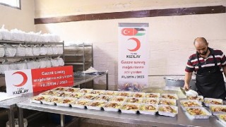 Kızılay;ın Gazze;deki Aşevi Yeniden Yemek Çıkarmaya Başladı