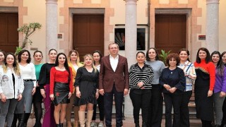 Başkan Mesut Ergin;den kadına şiddeti önleme belgesine imza