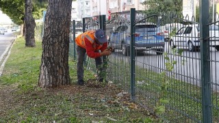 Büyükşehirden Evliya Çelebi Caddesinde refüj çalışması