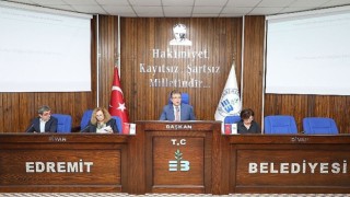 Edremit Belediye Meclisi Kasım ayı toplantısı yapıldı