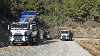 Alanya Katı Atık Tesis yolu asfaltlandı