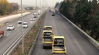 Kocaeli Stadyum yolunda D-100 Ankara yönü asfaltlandı