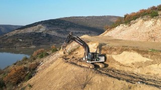 Millet Bahçesinde Yol Yapım Çalışmaları Sürüyor