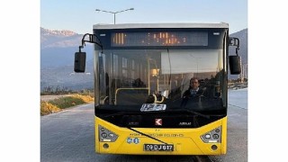 Aydın Büyükşehir Belediyesi şehitlerimiz için toplu ulaşım araçlarına siyah kurdele astı