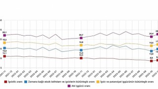 Mevsim etkisinden arındırılmış işsizlik oranı yüzde 9,0 seviyesinde gerçekleşti