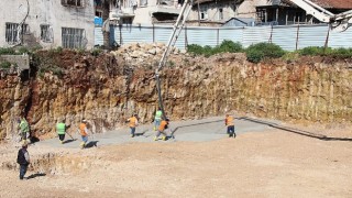 Balbey Kentsel Yenileme Projesi&#39;nde ilk beton döküldü