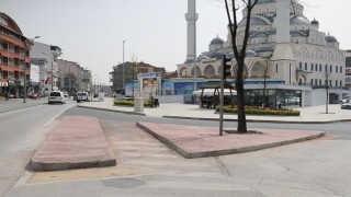 Paşa Cami önünde kavşak düzenlemesi