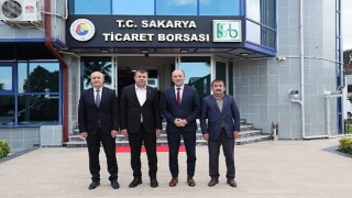 Geyve Belediye Başkanı Selçuk Yıldız Sakarya Ticaret Borsası Başkanı Mustafa Genç ziyaret ederek görüşmeler gerçekleştirdi