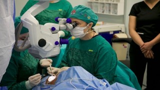 Göz hekimleri Ankara da 4 gün boyunca canlı yayında 70 ameliyat yapacak