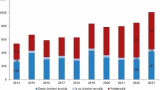 Tüik Su ürünleri üretimi 2023 yılında %18,6 arttı