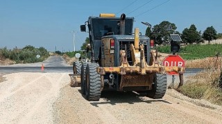 Manisa Büyükşehir Belediyesi ve Salihli Belediyesi bağlantı yolu çalışmalarını