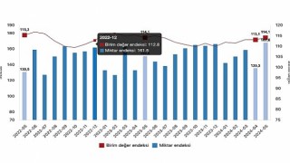 Tüik: İhracat birim değer endeksi aynı kaldı