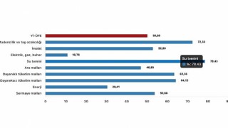 Tüik: Yurt İçi Üretici Fiyat Endeksi (Yİ-ÜFE) yıllık %50,09 arttı, aylık %1,38 arttı