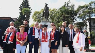 Atatürkün Cumhurbaşkanı olarak Bursaya gelişinin 100. yılı törenle kutlandı