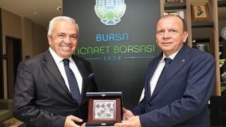 Başkan Şadi Özdemirden Bursa Ticaret Borsasına ziyaret