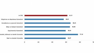 Tüik: Hizmet Üretici Fiyat Endeksi (H-ÜFE) yıllık %61,77 arttı, aylık %4,00 arttı