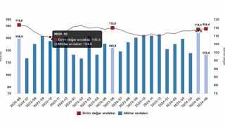 Tüik: İhracat birim değer endeksi %0,6 azaldı