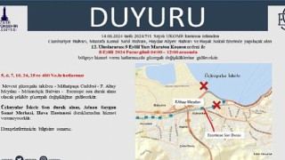 8 Eylül Pazar sabahı ulaşıma maraton düzenlemesi