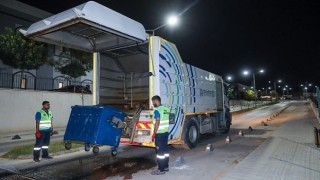 Bucanın en büyük hastanesinde temizlik çalışması