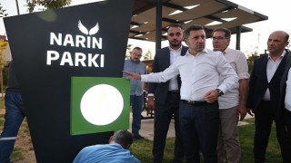 Diyarbakırda katledilen Narin Güranın adı Nevşehir de Cevher Dudayev Mahallesinde bulunan parka verildi.