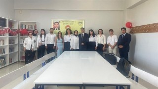 Hatayda şehidin adının yaşayacağı kütüphaneye Gölcük Belediyesinden destek.