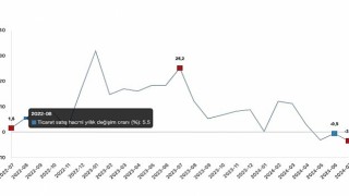 Tüik: Ticaret satış hacmi yıllık %3,4 azaldı, perakende satış hacmi yıllık %5,4 arttı