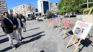 Bornovada yoksullukla mücadele için farkındalık sergisi