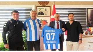 Kemer Belediye Merkez Spordan Başkan Topaloğluna ziyaret