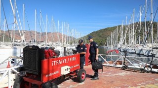 Muğla Büyükşehir Belediyesi İl Genelinde Kıyı Tesislerinde Kapsamlı Yangın Denetimi Gerçekleştirdi