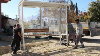 Elmalı nın dört mahallesine otobüs durağı