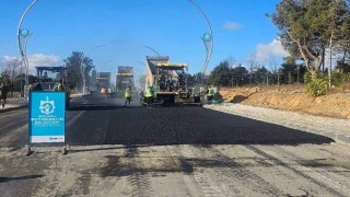 Gebze Millet Bahçesi otopark ve iç yollara asfalt