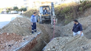 Manavgatta bozulan yollar onarılıyor