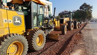 Çiğlide okul, hastane ve AOSB aksına hayati müdahale Eski Havaalanı Caddesi yenileniyor