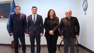 Başkan Çerçiogluna Parti Meclisi Üyesi Esenden Ziyaret