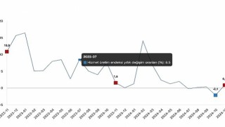 Tüik: Hizmet üretim endeksi yıllık %0,9 arttı